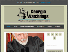 Tablet Screenshot of georgiawatchdogs.com